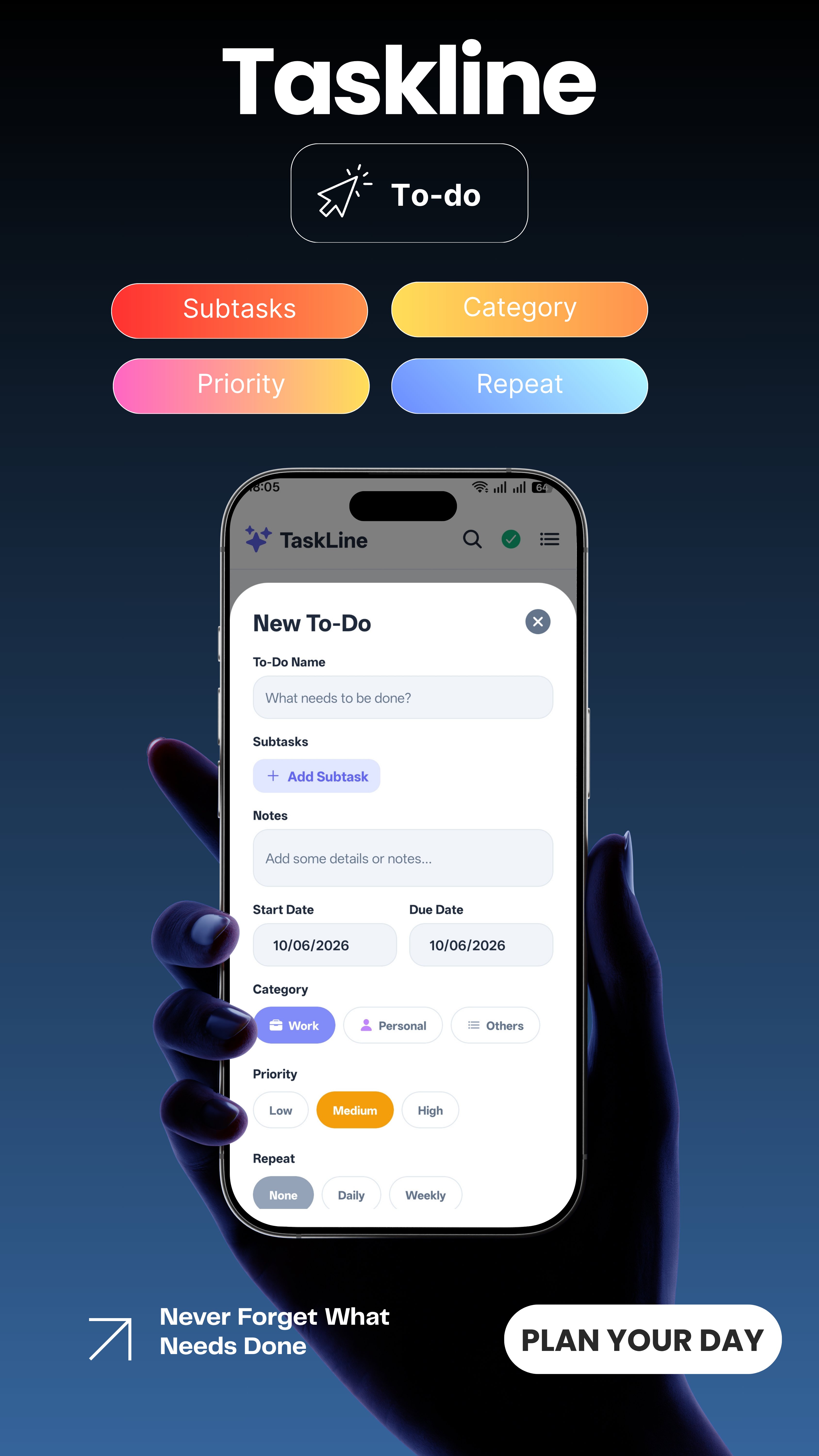Taskline - To-Do